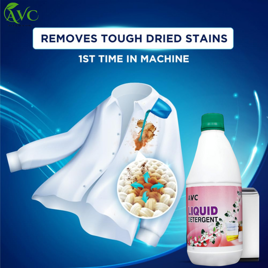 AVC Liquid Detergent for Superior Stain Removal and Fresh Fabrics (500ml) buy 1 get 1 free