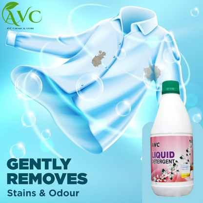 AVC Liquid Detergent for Superior Stain Removal and Fresh Fabrics (500ml)