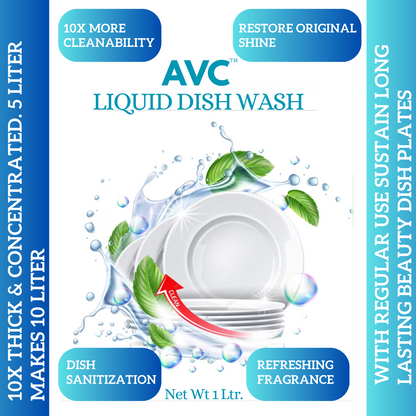 "AVC Liquid Dish Wash: Effortless Cleaning Power in Every Drop"