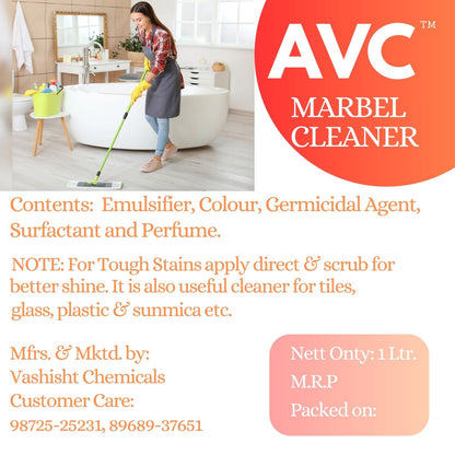 AVC Marble & Granite Floor Cleaner Liquid/Shampoo (500ml)