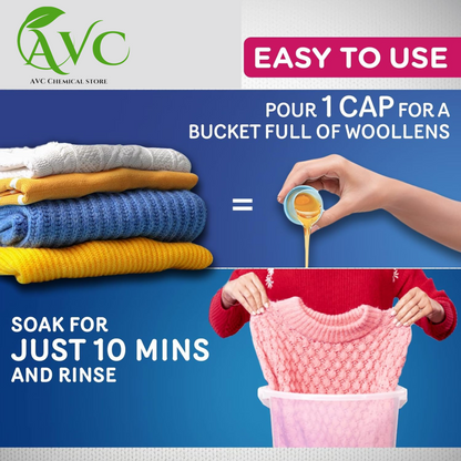 "Gentle Care for Delicate Fibers: AVC Liquid Woolen – Nurturing Softness and Brilliance" (500ml)