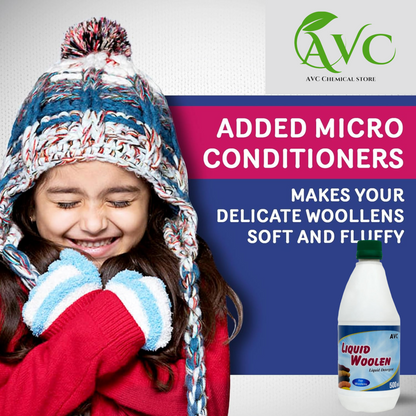 "Gentle Care for Delicate Fibers: AVC Liquid Woolen – Nurturing Softness and Brilliance" (500ml)