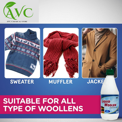 "Gentle Care for Delicate Fibers: AVC Liquid Woolen – Nurturing Softness and Brilliance" (500ml)