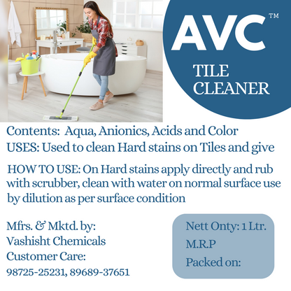 AVC Floor & Tile Cleaner Liquid/Shampoo (1L)