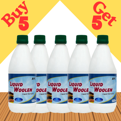 "Gentle Care for Delicate Fibers: AVC Liquid Woollen – (Buy 5 Get 5 Free) (Pack of 10 Each 500ml)